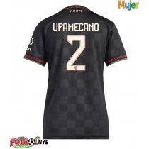 Camiseta Bayern Munich Dayot Upamecano #2 Tercera Equipación para mujer 2025-26 manga corta